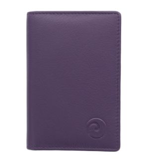 Mala Leather Origin Credit Card Holder Purple RFID-Safe