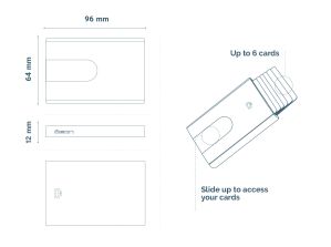 Ögon Design Slider Aluminum Card Case